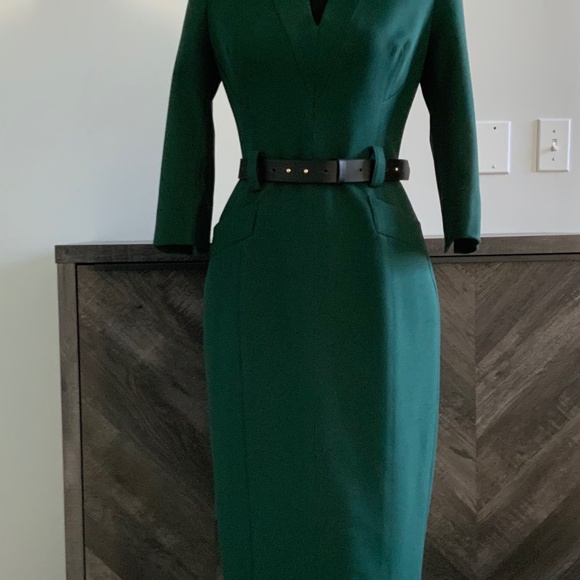 Karen Millen Forever dress in green NWT size 6 - Picture 8 of 11